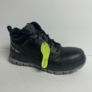 Reebok Womens Sublite Cushion Work Boot Black Size 10W
